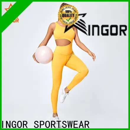 INGOR SPORTSWEAR high quality summer yoga outfits bulk production for sport 1