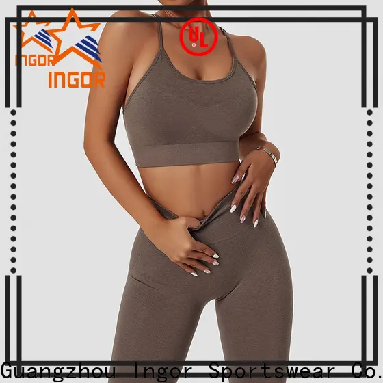 Ingor Sportswear Custom Fitness Apparel Butt Lifting Yoga Shorts Elastic High Waist Running Fitness Shorts Tight Seamless Sports Shorts5 1