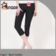INGOR SPORTSWEAR durability yoga capris with four needles six threads for women 1