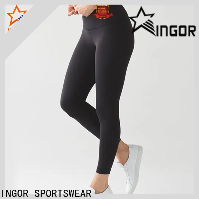 INGOR SPORTSWEAR convenient woman black yoga pants on sale for ladies 1