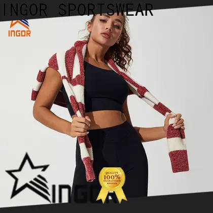INGOR SPORTSWEAR breathable sports crop on sale at the gym 1