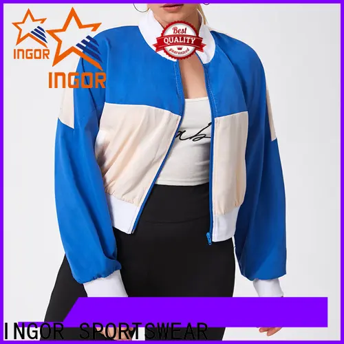INGOR SPORTSWEAR custom polo sport jacket with high quality at the gym 1