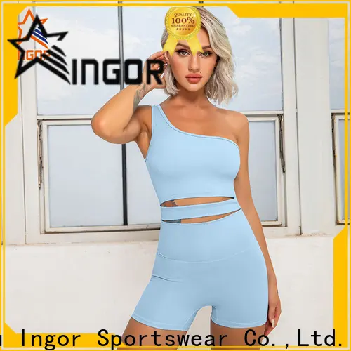 INGOR SPORTSWEAR sexy recycled fabric suppliers with high quality at the gym 1