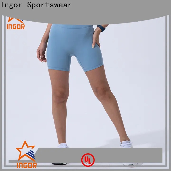 new women's compression running shorts  white wholesale for yoga 1