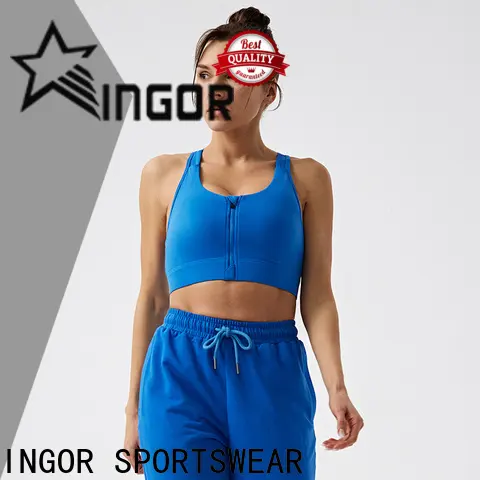 INGOR SPORTSWEAR nice halter sports bra factory for girls 1