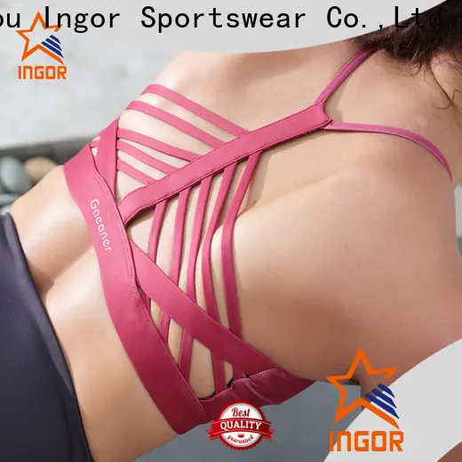 INGOR SPORTSWEAR pink seamless strapless bra  factory at the gym 1