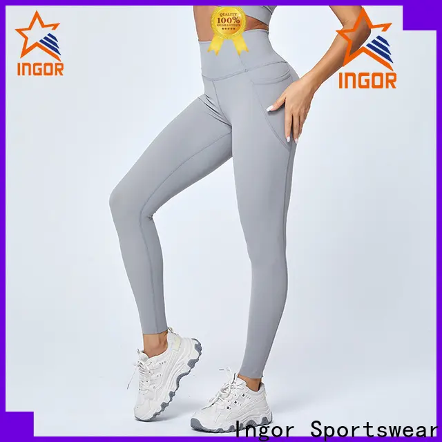 INGOR SPORTSWEAR black ladies leggings  in bulk at the gym 1