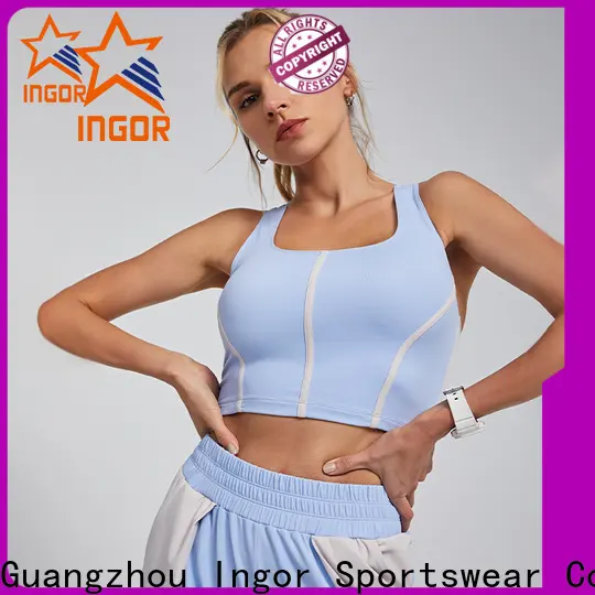 INGOR SPORTSWEAR sustainable sports bra wholesale at the gym 1