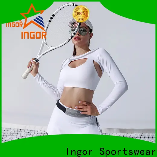 INGOR SPORTSWEAR women's tennis player outfit in bulk at the gym 1