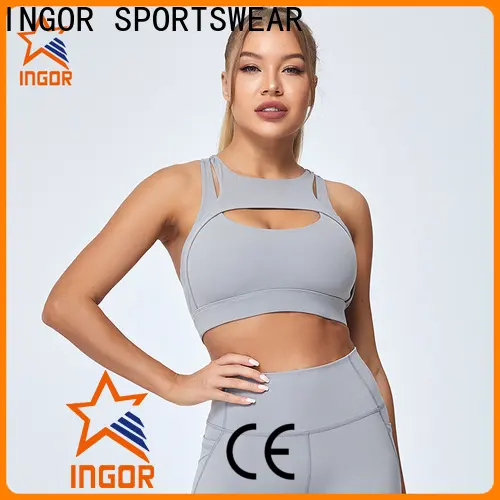 INGOR SPORTSWEAR quality grey strapless bra  manufacturer at the gym 1