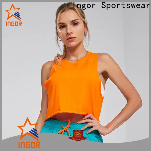 INGOR SPORTSWEAR workout women's mesh tank top  supplier for girls 1