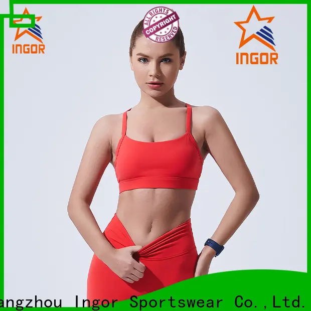 INGOR SPORTSWEAR best high neck sports bra at the gym 1