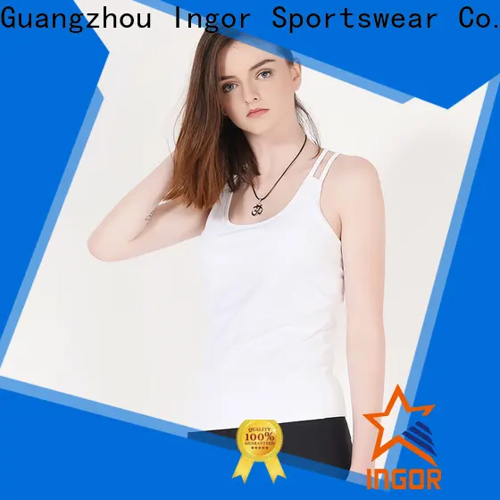 INGOR SPORTSWEAR blank women's tank tops  manufacturer at the gym 1