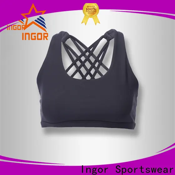 INGOR SPORTSWEAR plain seamless sports bra factory for ladies 1