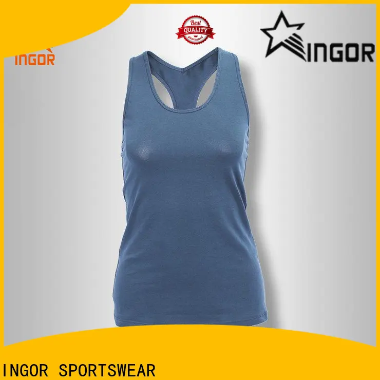 INGOR SPORTSWEAR top criss cross tank top factory for girls 1