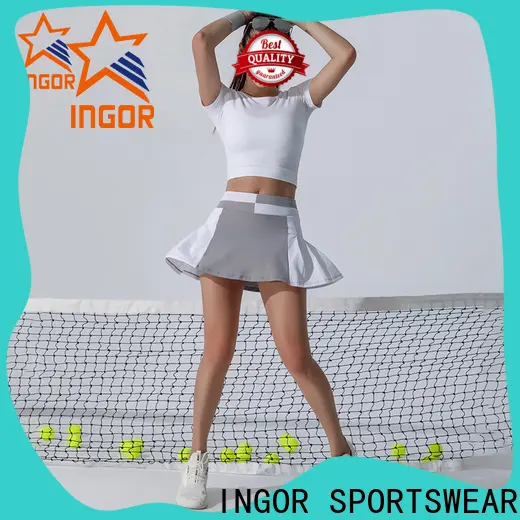 INGOR SPORTSWEAR fashion women's tennis player outfit factory for girls 1