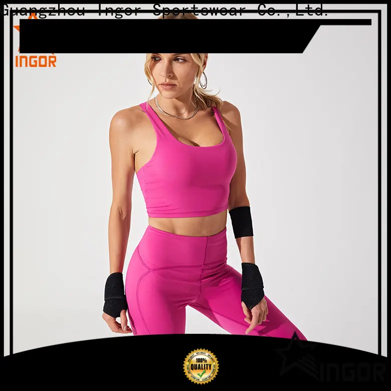 INGOR SPORTSWEAR new high neck sports bra manufacturer for sport 1