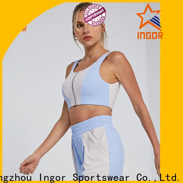 INGOR SPORTSWEAR pink sports bra with padding factory for women 1
