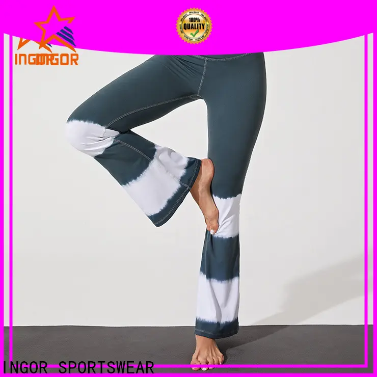 best ladies long gym leggings floral manufacturer 1
