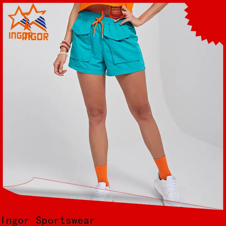 INGOR SPORTSWEAR shorts women's elastic waist shorts  wholesale for yoga 1