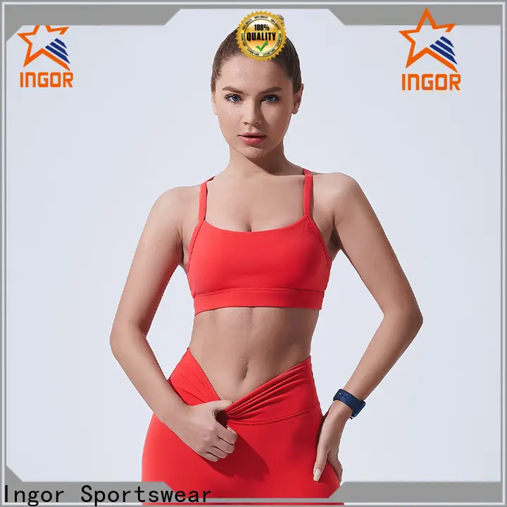 quality front zip sports bra black wholesale for sport 1