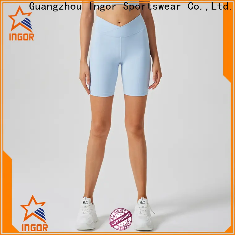 INGOR SPORTSWEAR waisted yellow shorts women's  wholesale for girls 1