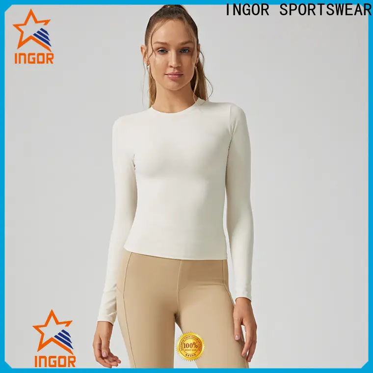 INGOR SPORTSWEAR fashion women's yellow tank top  manufacturer for girls 1