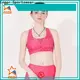 INGOR SPORTSWEAR burgandy good sports bras manufacturer for ladies 1