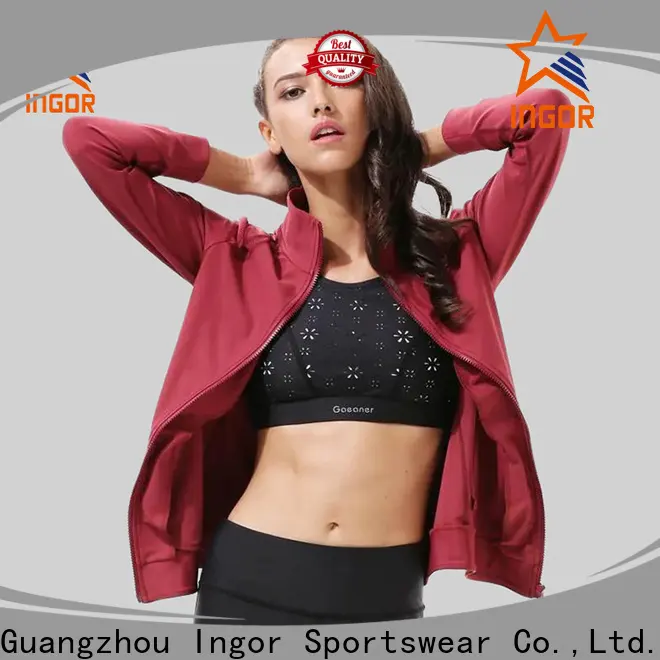 INGOR SPORTSWEAR jacket cold weather running jacket factory at the gym 1