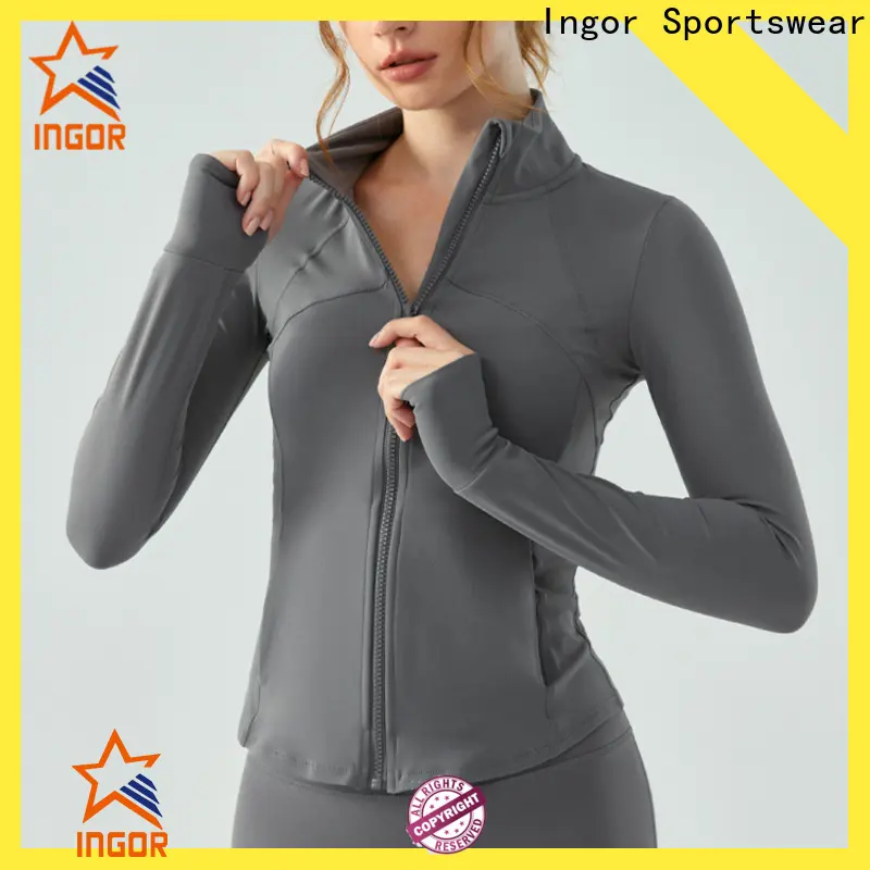quality custom sports jackets woman in bulk for yoga 1