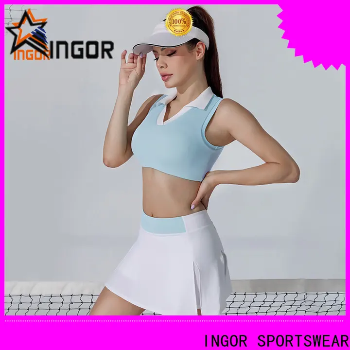 INGOR SPORTSWEAR fashion women's tennis attire manufacturer at the gym 1