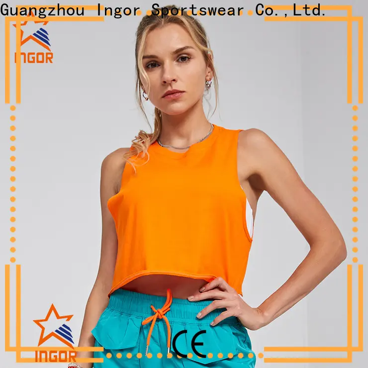 INGOR SPORTSWEAR running lycra tank top in bulk for sport 1