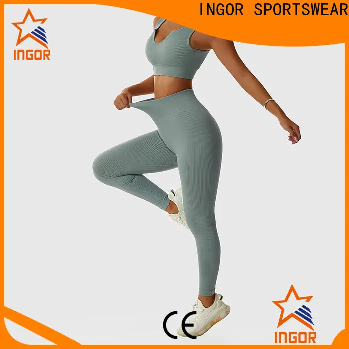 fashion seamless workout outfit for girls 1