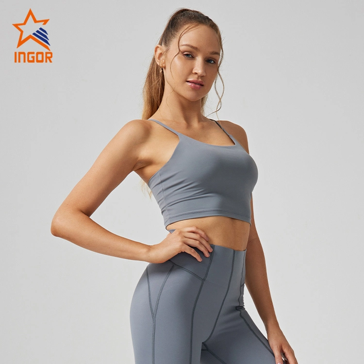 Ingorsports Fitness Clothes Manufacturers Custom Women Recycled Sports Bra 1
