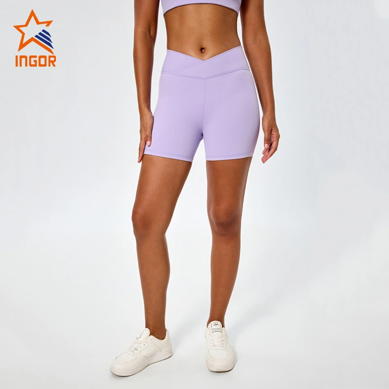 OEM ODM Custom Women Cross-Cross-Butt Butt Shorts 1