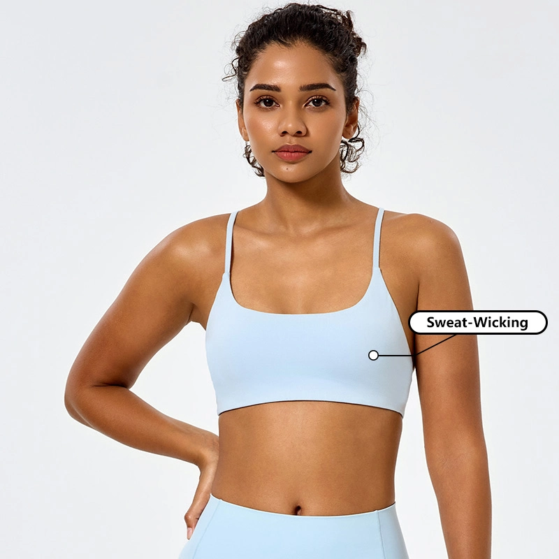 OEM Custom Women Thin Gurt Back Rückenless Sport Yoga BH 1