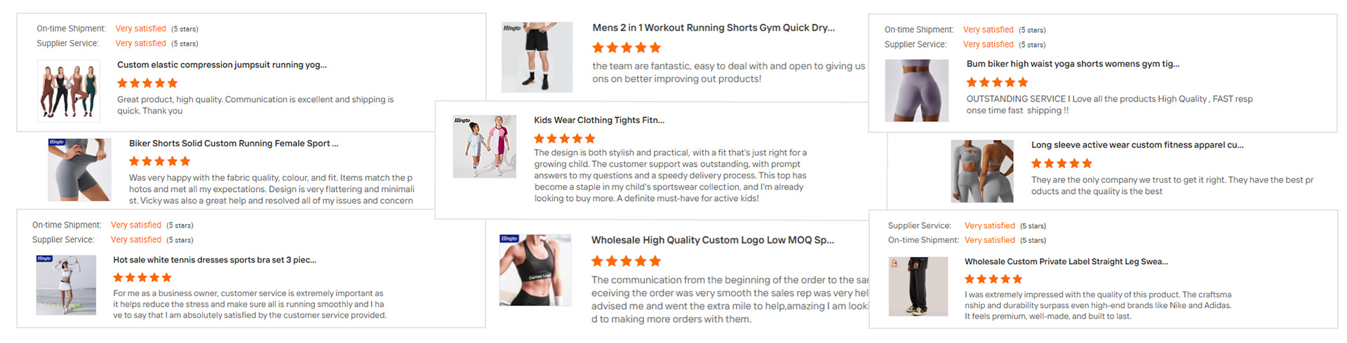 activewear manufacturer