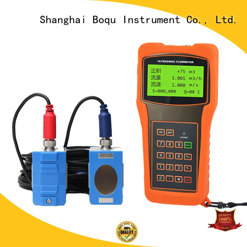 BOQU new ultrasonic water flow meter supply for wastewater treatment plants 1