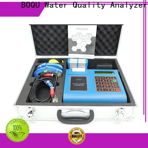 BOQU ultrasonic water flow meter supply for wastewater treatment plants 1