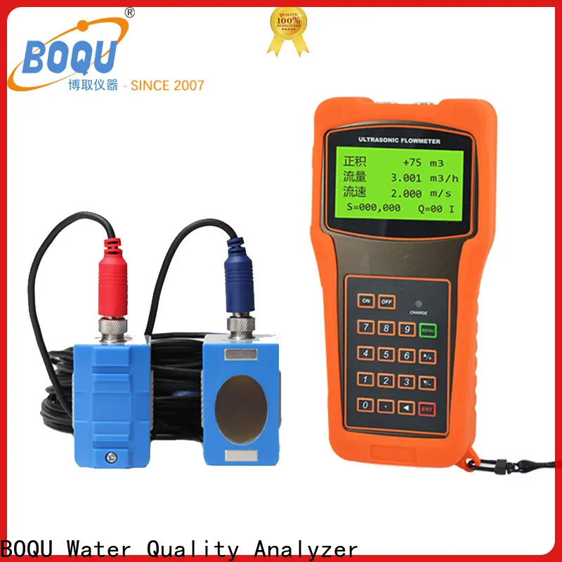 BOQU portable ultrasonic flow meter manufacturer5 1
