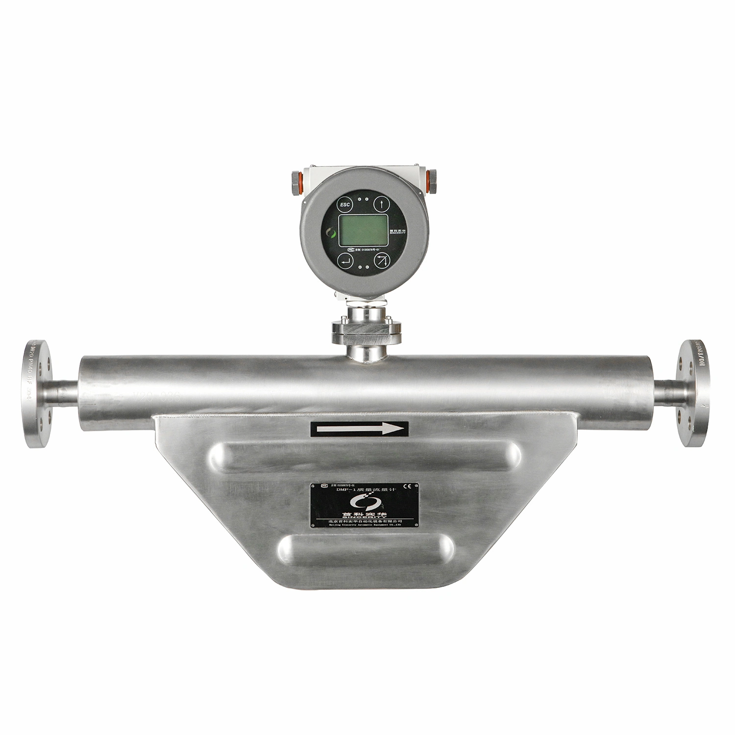 V shape coriolis mass flow meter 1