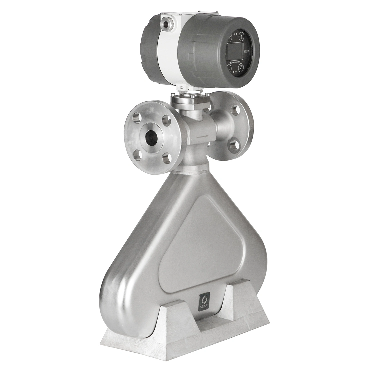 Triangle shape coriolis mass flow meter 1