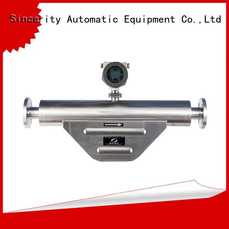 Sincerity high quality coriolis flow meter installation for sale for fluids measuring 1