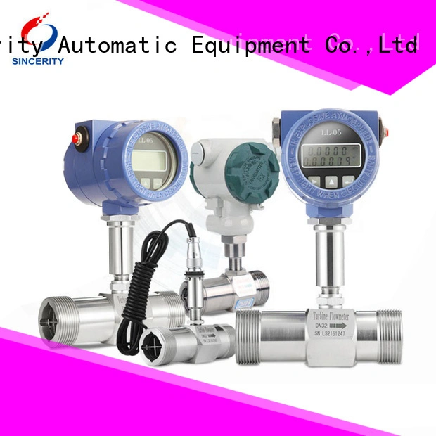 Sincerity high reliability turbine flow meter application supplier for concentration measurement 1