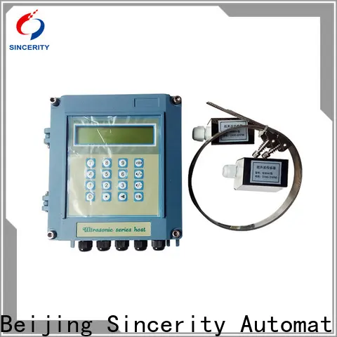 high quality clamp on ultrasonic flow meter price supplier for Heating 1