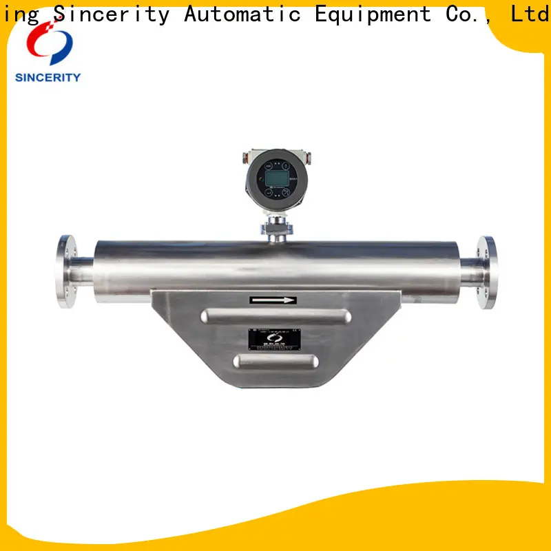 Sincerity coriolis flow meter installation price for food 1