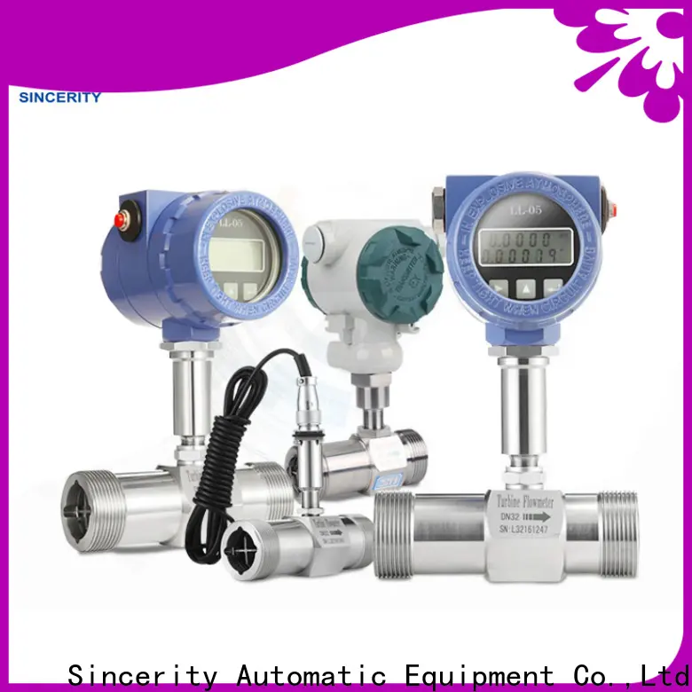 Sincerity digital turbine flow meter function for concentration measurement 1