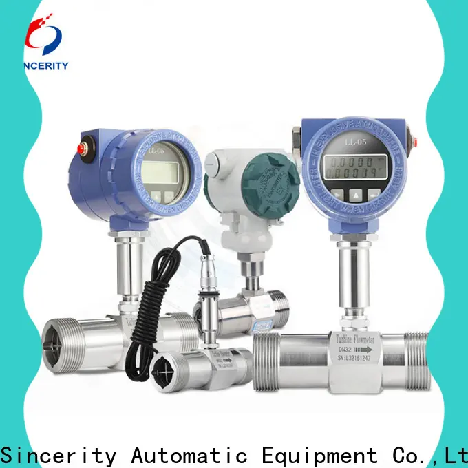 Sincerity high quality liquid turbine flow meter price for density measurement 1