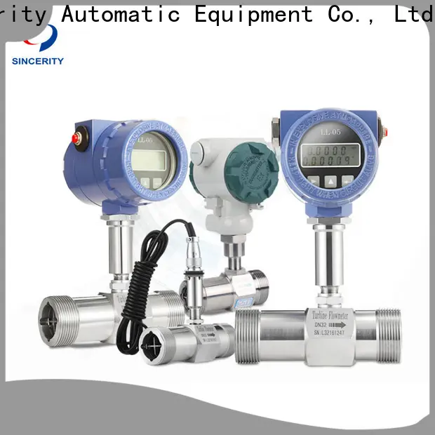 Sincerity low cost insertion type turbine flow meter for sale for gravity measurement 1