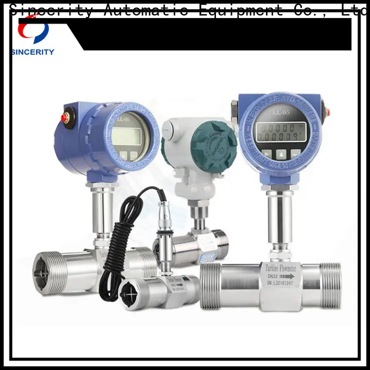 Sincerity digital inline turbine flow meter price for viscosity measurement 1